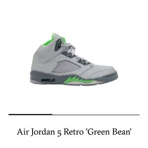 Air Jordan 5 Green Bean
